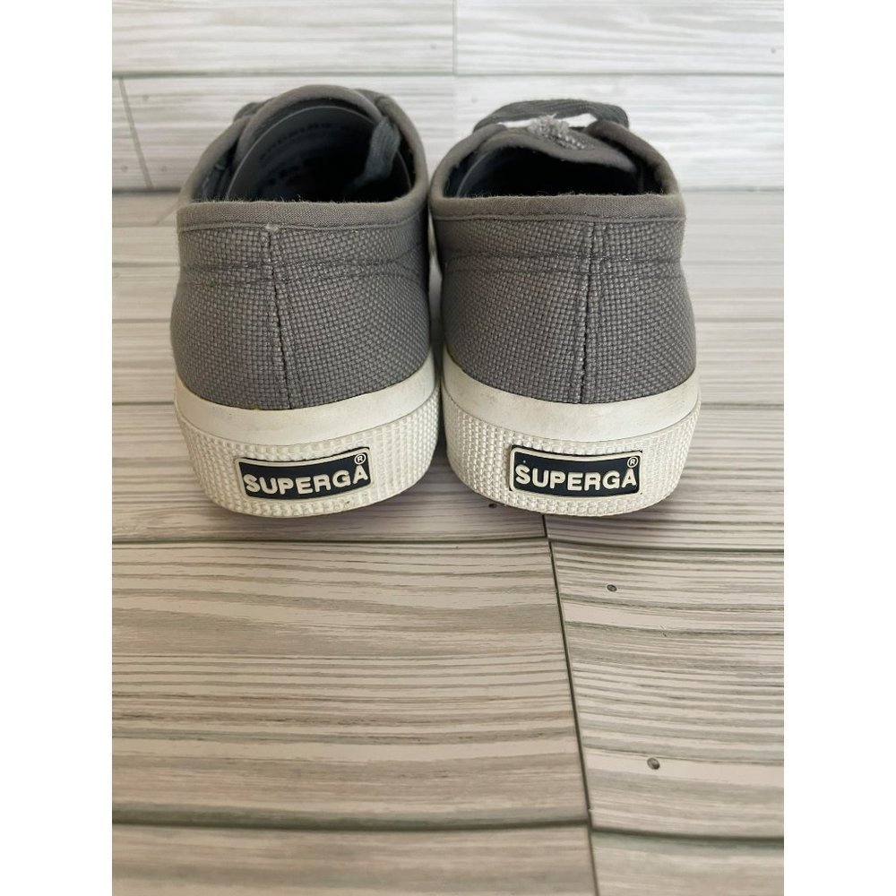 Superga Gray Canvas Sneakers in Size us 6,  eu 36 - Picture 5 of 10